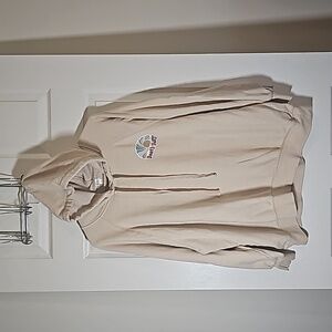 Flirtitude Tan Hoodie Top 'Death Valley' California Size XL